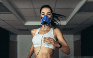 A modern hyperbaric oxygen therapy chamber with a patient inside, receiving treatment in a high-pressure environment. The setting is clean and medical, emphasizing the use of oxygen therapy for healing and wellness.